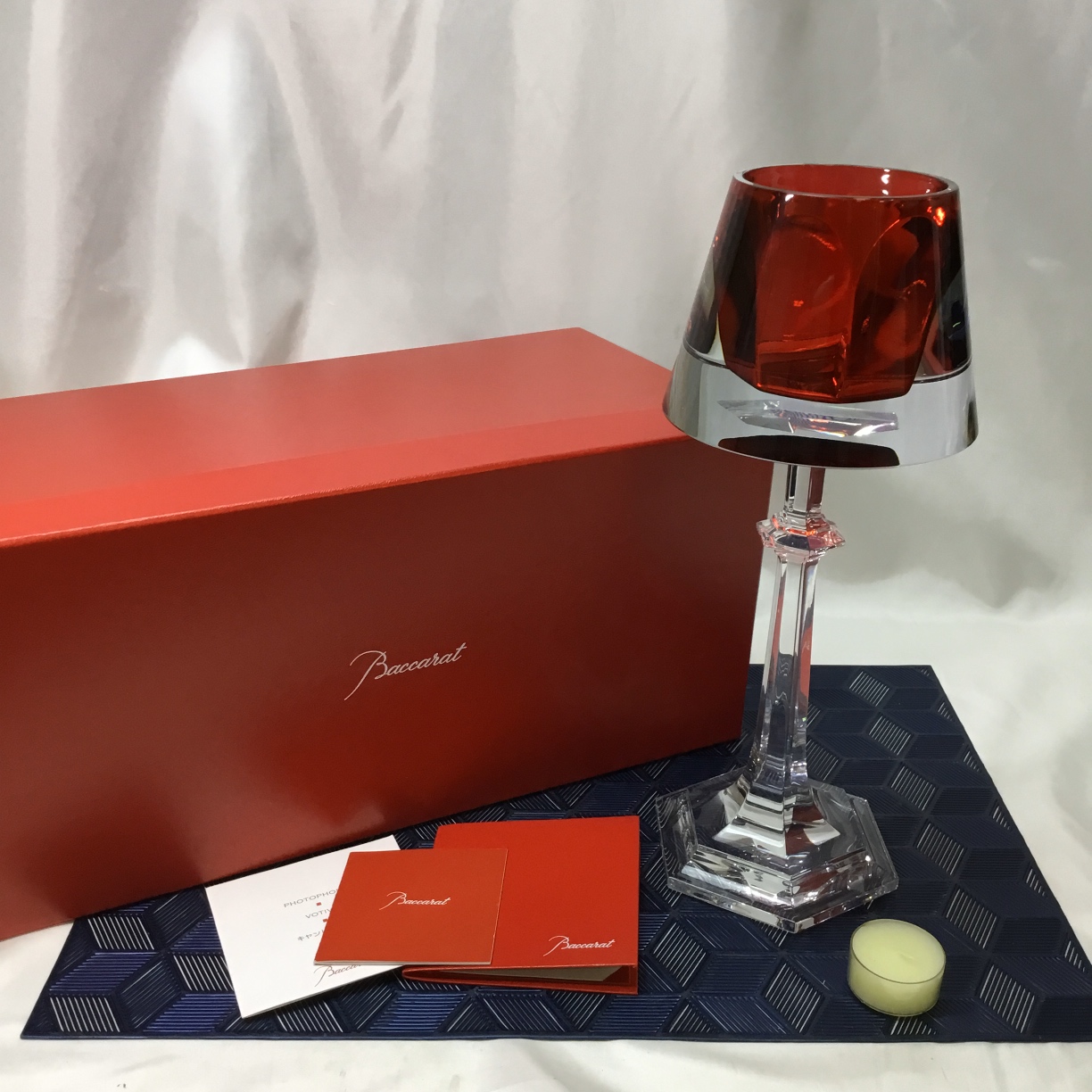 メルカリ市お値下中！Baccaratバカラアワファイアーキャンドルスタンド