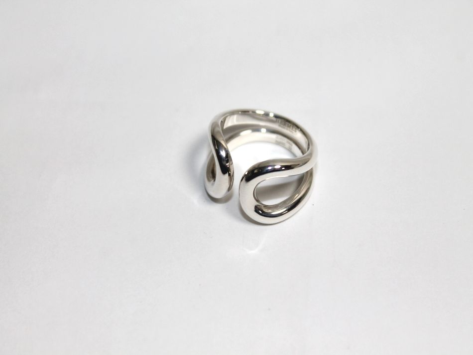 半田店 中古 HERMES リマ リング シルバー Ag925 SV925 表記サイズ52