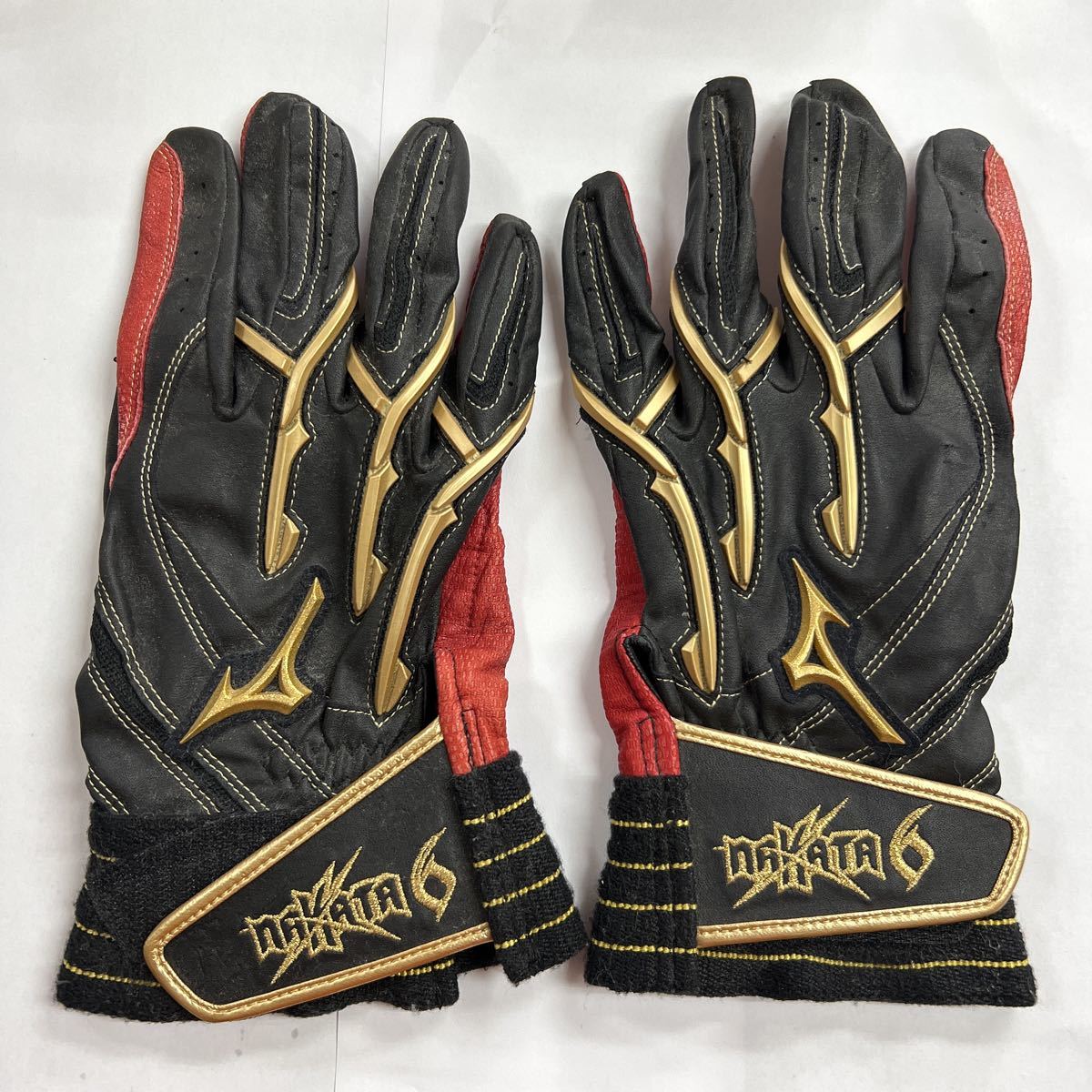 中田翔 選手 実使用 バッティンググローブ 手袋 ブラック 日本ハム