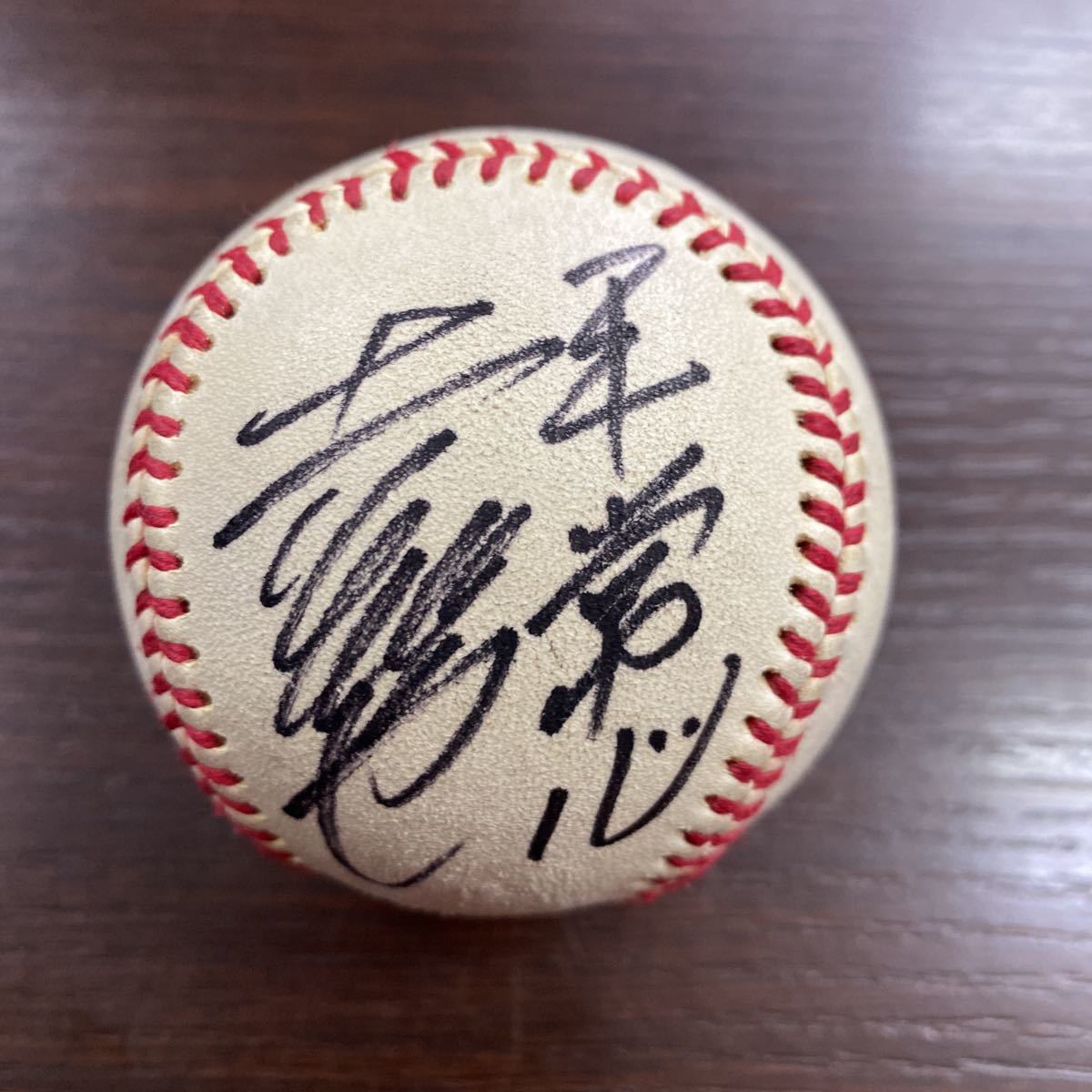 広島東洋カープ 直筆サインボール『達川光男氏』広島カープ 平常心 NPB