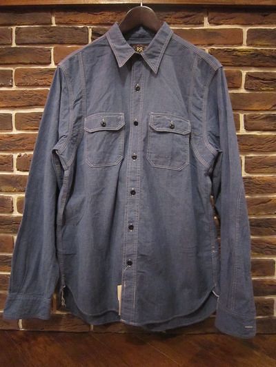 RRL等の通販サイト【RHYTHM】RRL(ダブルアールエル) L/S CHAMBRAY