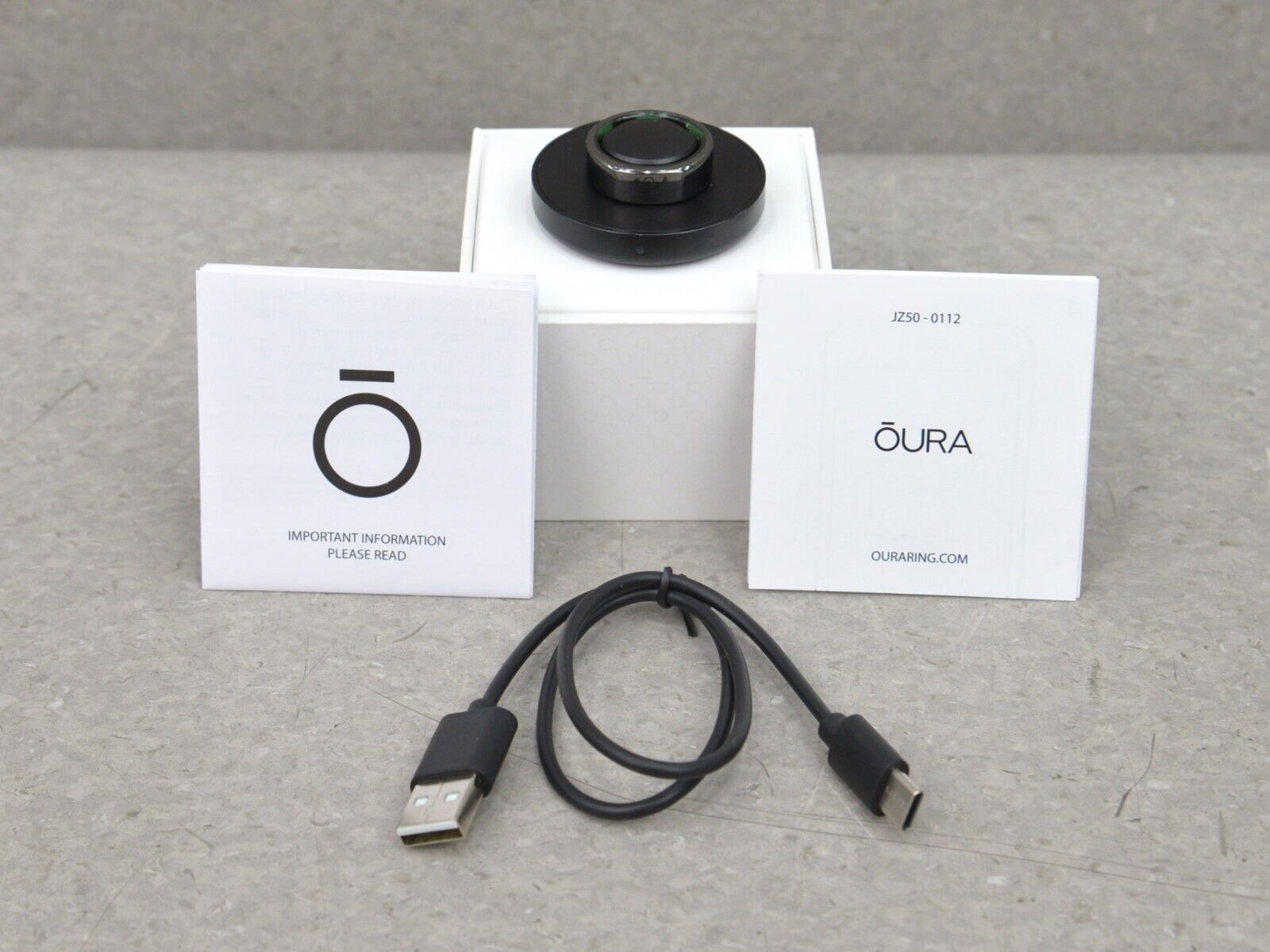 Oura Ring Gen 2 Heritage Black Size 10 Sleep & Fitness Tracker