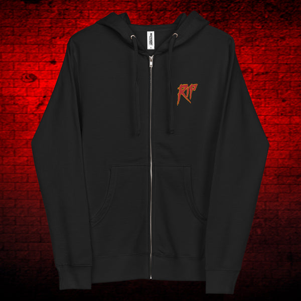 RIP Embroidered Zip-Up Fleece Hoodie – RIP Magazine Official Store