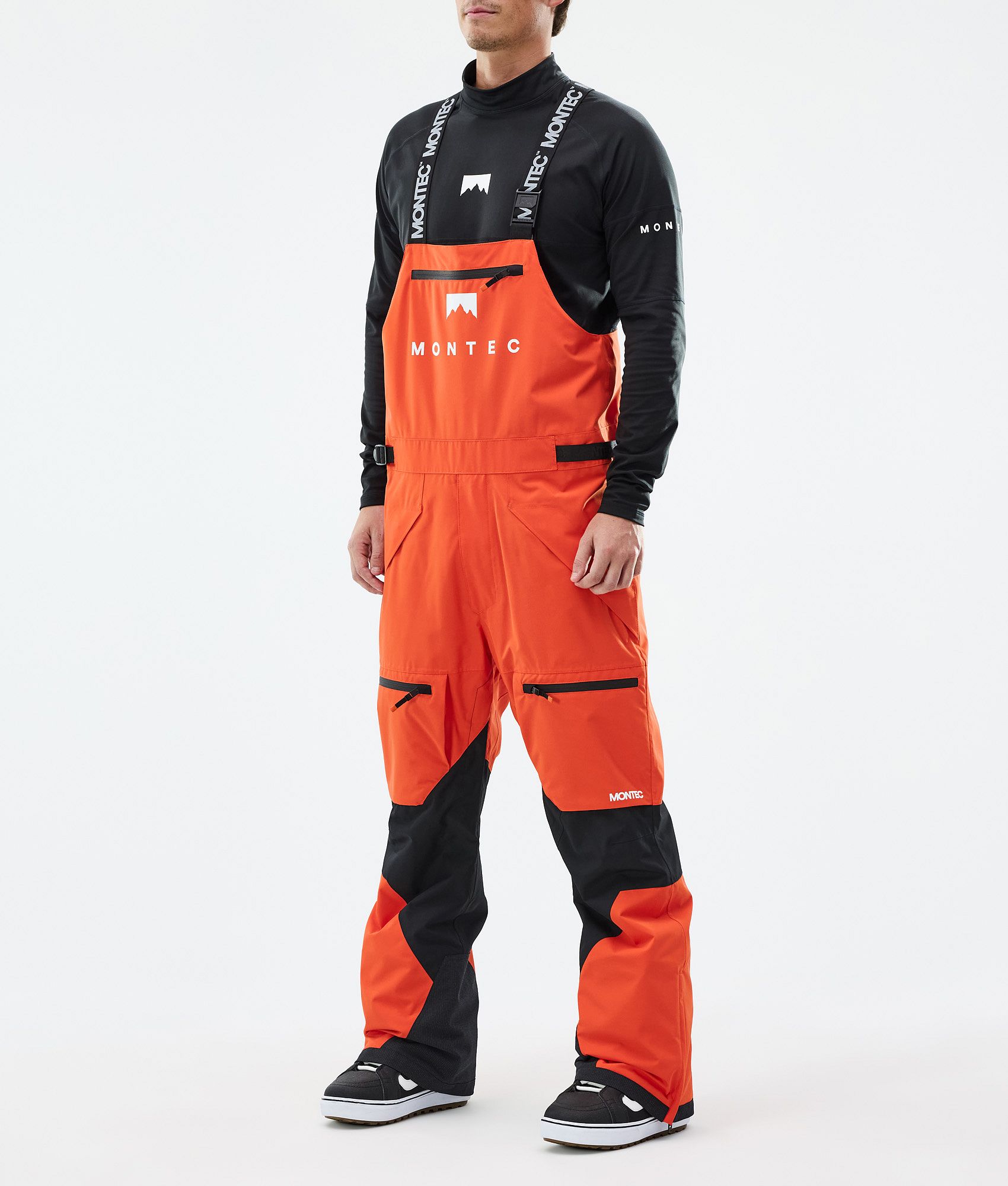 Montec Arch Snowboard Pants Men Orange/Black | Ridestore.com