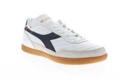 Diadora Gold Indoor 174822-C0013 Mens White Leather Lifestyle