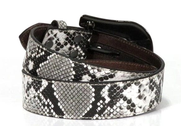 Nocona Women's Snake Skin Print Embellished Belt N320001562