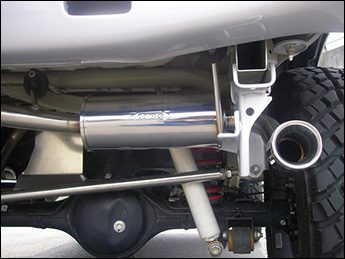 MRS製 ジムニー用ステンレスリアマフラー タイプ3（ジムニーJB23-1型