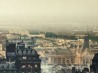 ヒロ・ヤマガタ 『雨煙るパリ』 ｜骨董品買取 緑和堂