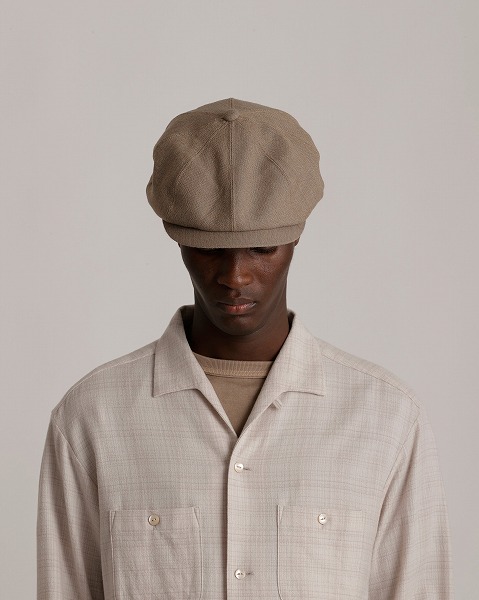 T.T (Taiga Takahashi) Lot.006 NEWSBOY CAP MELANGE BEIGE 正規取扱い