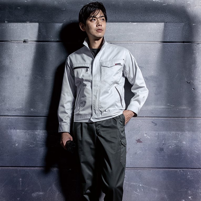 ジーベック 長袖ブルゾン 1620 帯電防止 秋冬・通年 XEBEC｜作業着