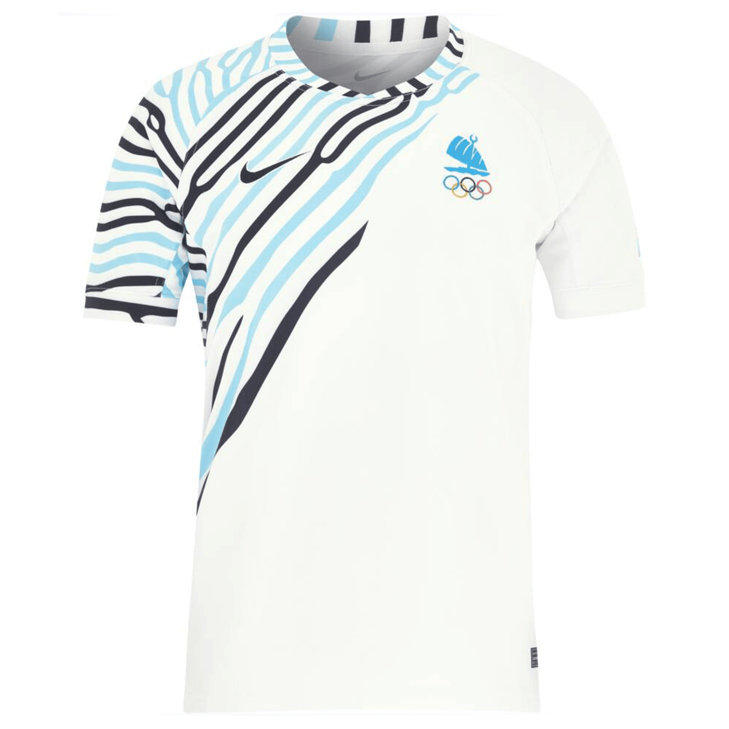 FIJI MENS NIKE OLYMPICS SEVENS STADIUM SS JERSEY HOME / World