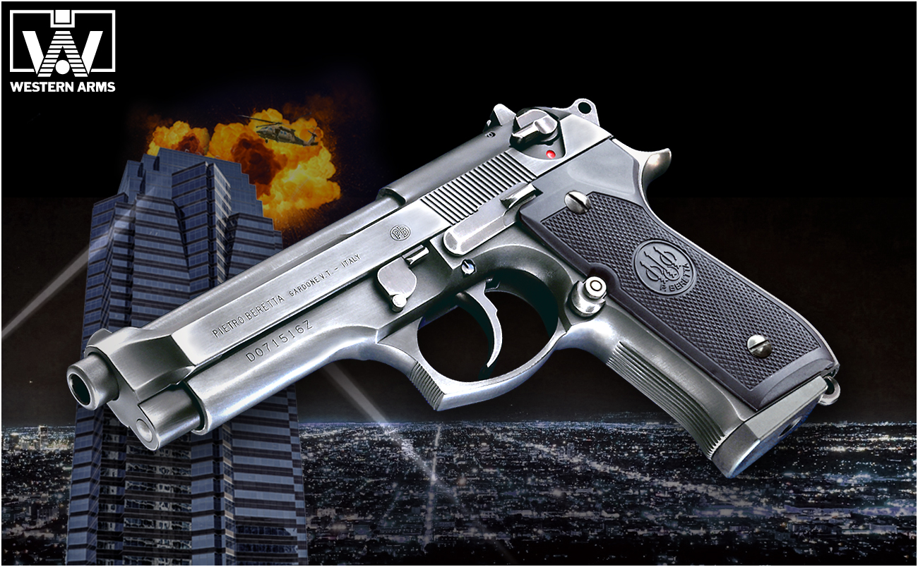 WA Beretta M92FS バトルダメージ ベレッタ スタンド付き 人気No.1