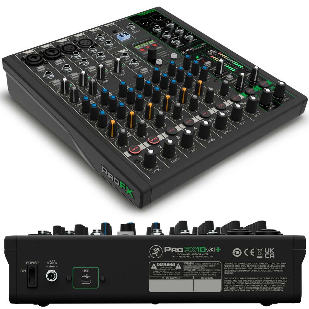 MACKIE マッキー ProFX10v3+ ( プラス ) ◇ USB-Cオーディオ