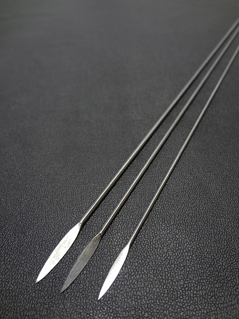 和竿製作工具・柳葉長きり90cm・幅2-2.5mm各種サイズ【単品】小竿の