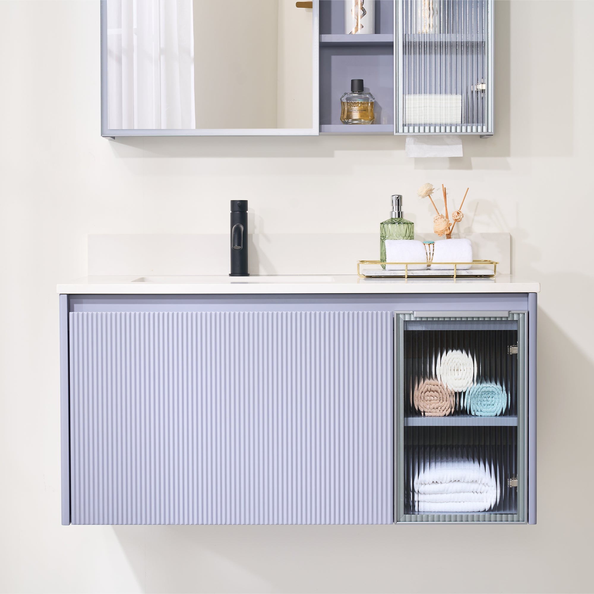 Floating Bathroom Vanity | Wall Mounted Bathroom Vanity | Luxury