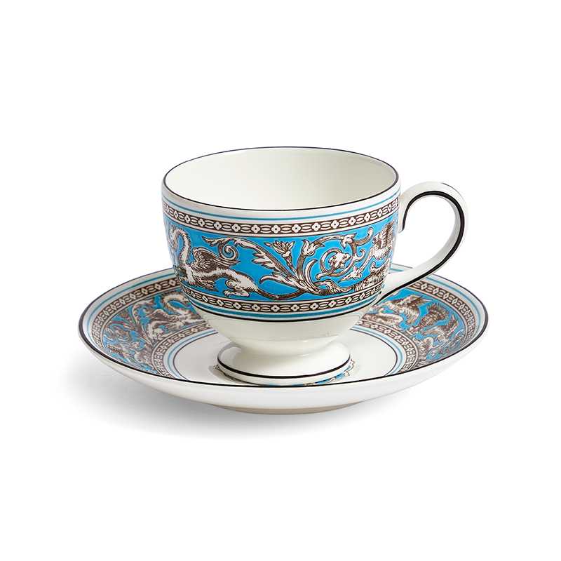 フロレンティーン ターコイズ ティーカップ&ソーサー (リー)|WEDGWOOD