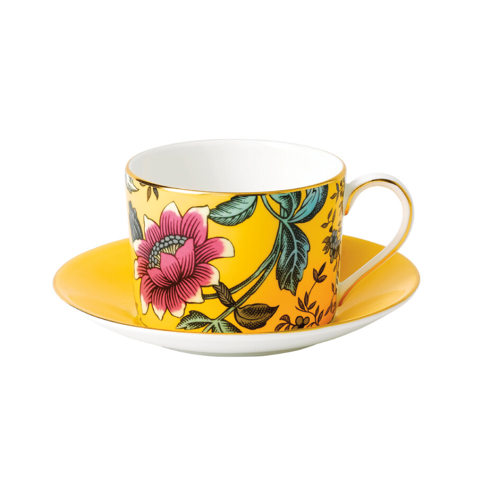 ワンダーラスト イエロートンキン ティーカップ&ソーサー|WEDGWOOD公式