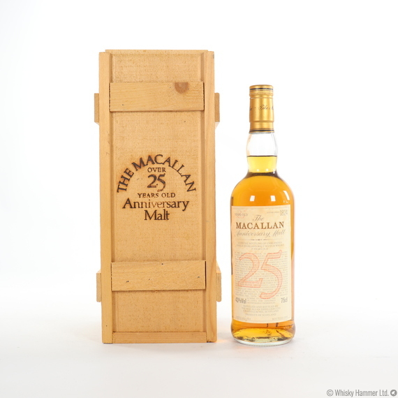 Macallan - 25 Year Old (1965) Anniversary Malt (75cl) Whisky