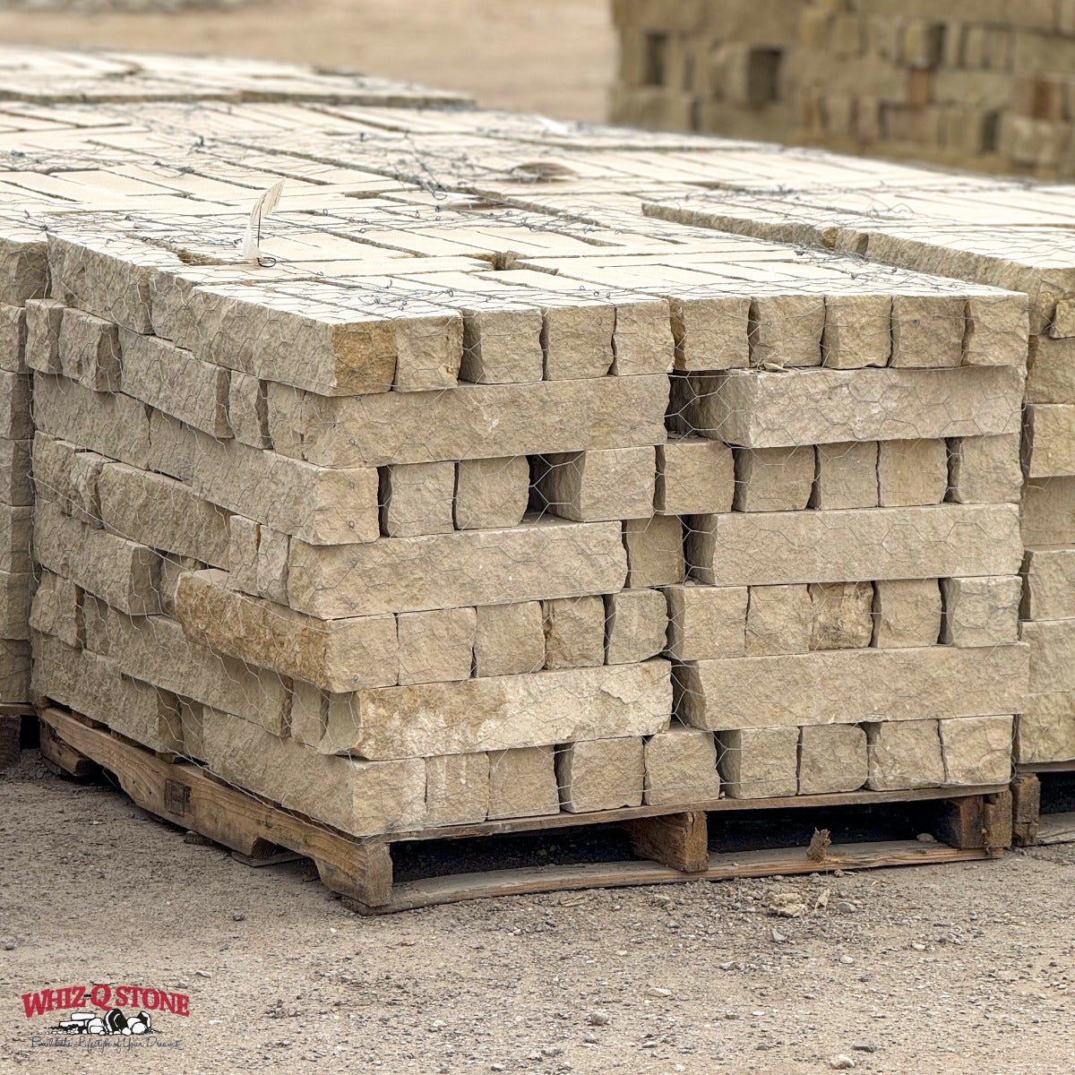 Whiz-Q Stone | Lueders Cream 4 Sawn & Chopped