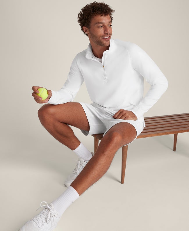 Bright White Layer Up Half-Zip | Wilson Sporting Goods