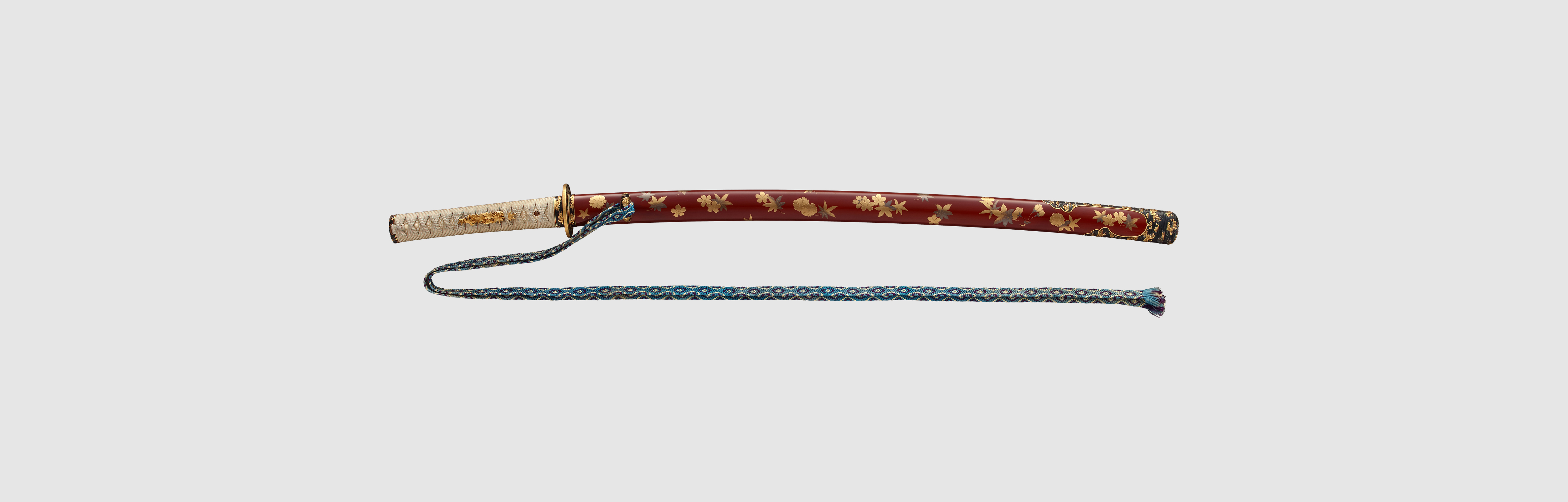 朱漆雲錦模様蒔絵鞘 打刀拵／ホームメイト