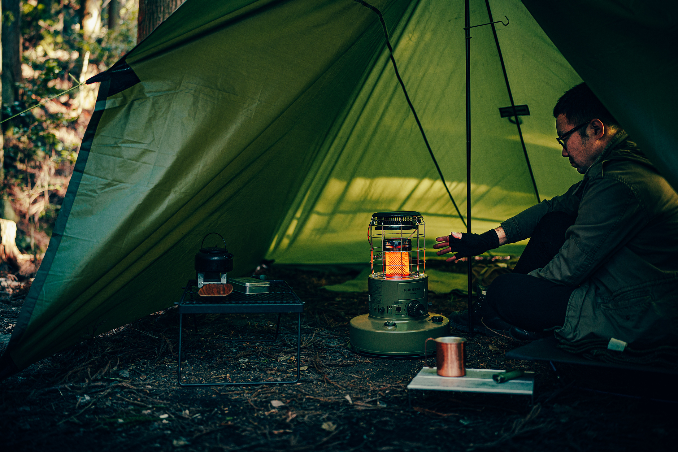 GEAR MISSIONに新モデルが登場！側面部まで暖かくなる赤熱燃焼方式の