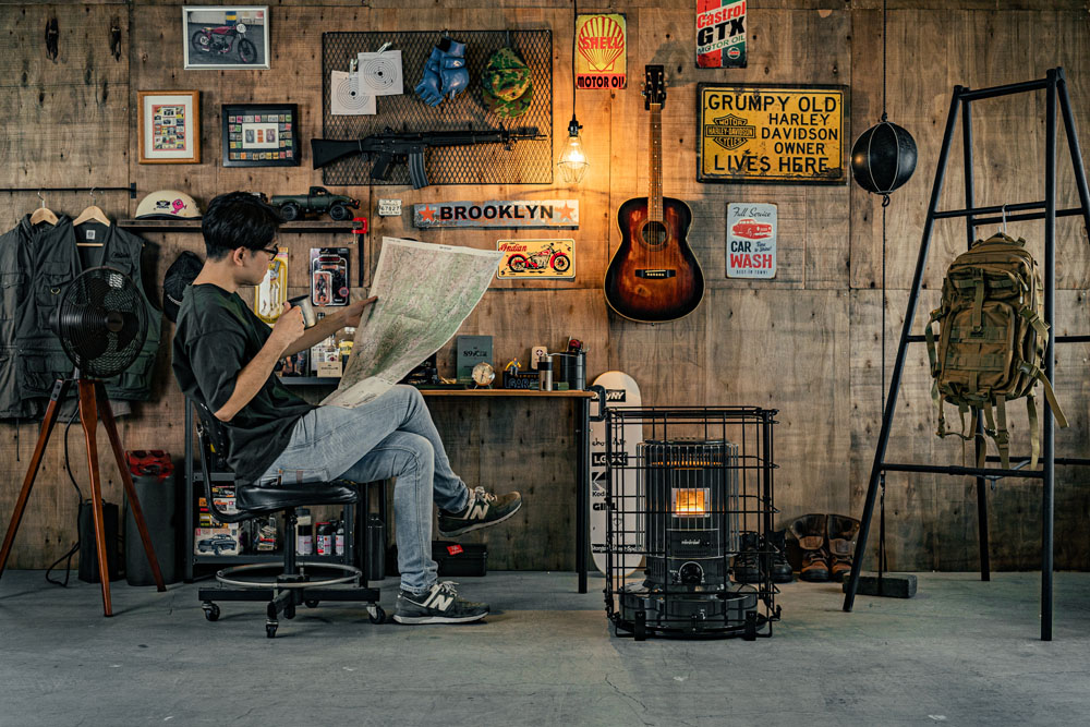 自衛隊仕様の石油ストーブ『宿営暖房I型』を再発売！ | トヨトミーツ