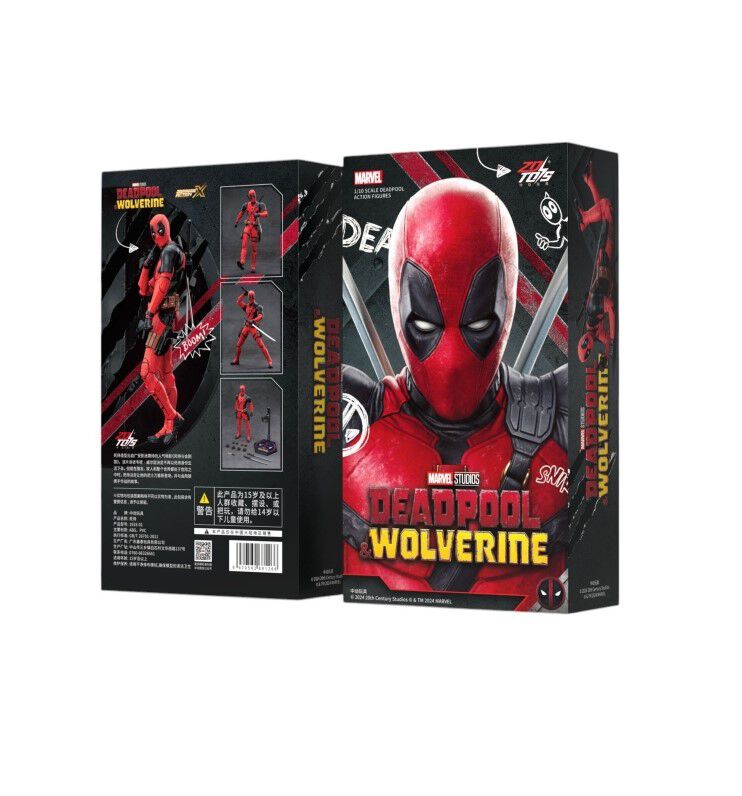 ZD TOYS マーベル デッドプール 7インチ（デッドプール＆ウルヴァリン