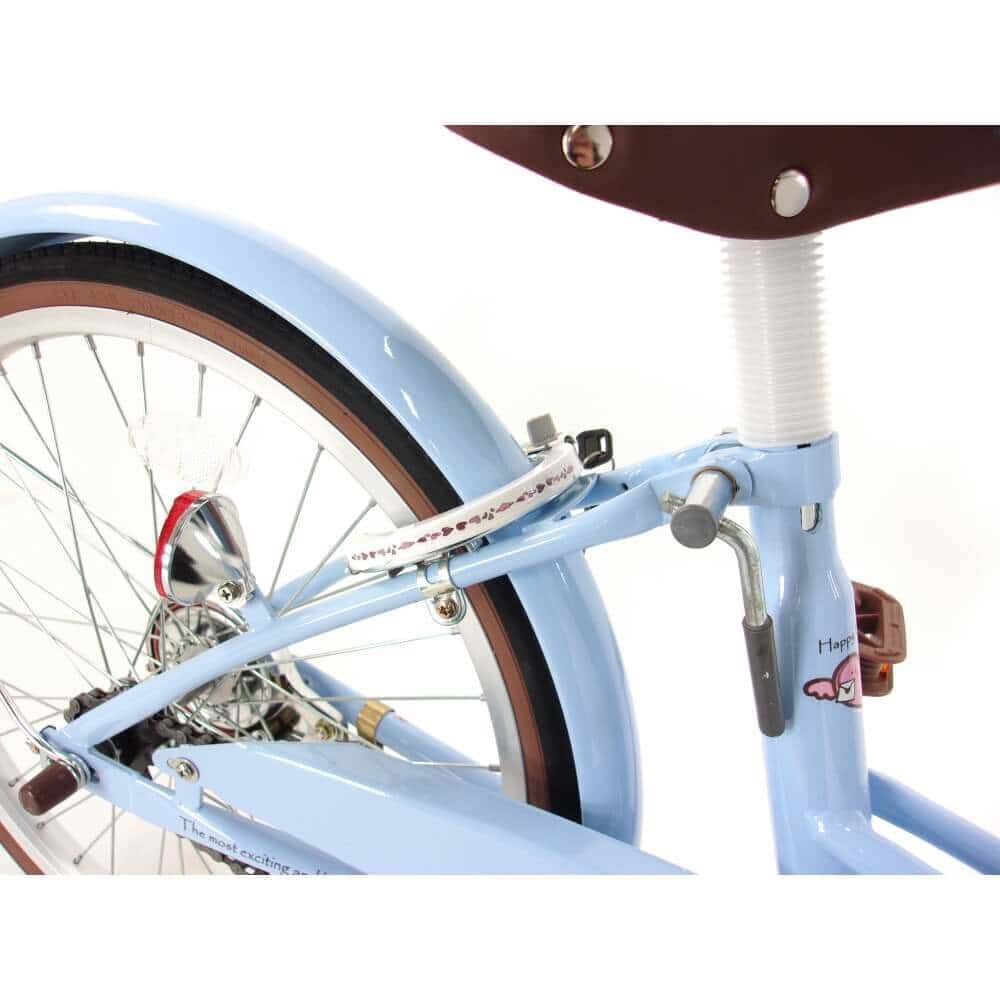 20インチ 身長115～130cm 子供用自転車 バレンタイン2（サックスブルー