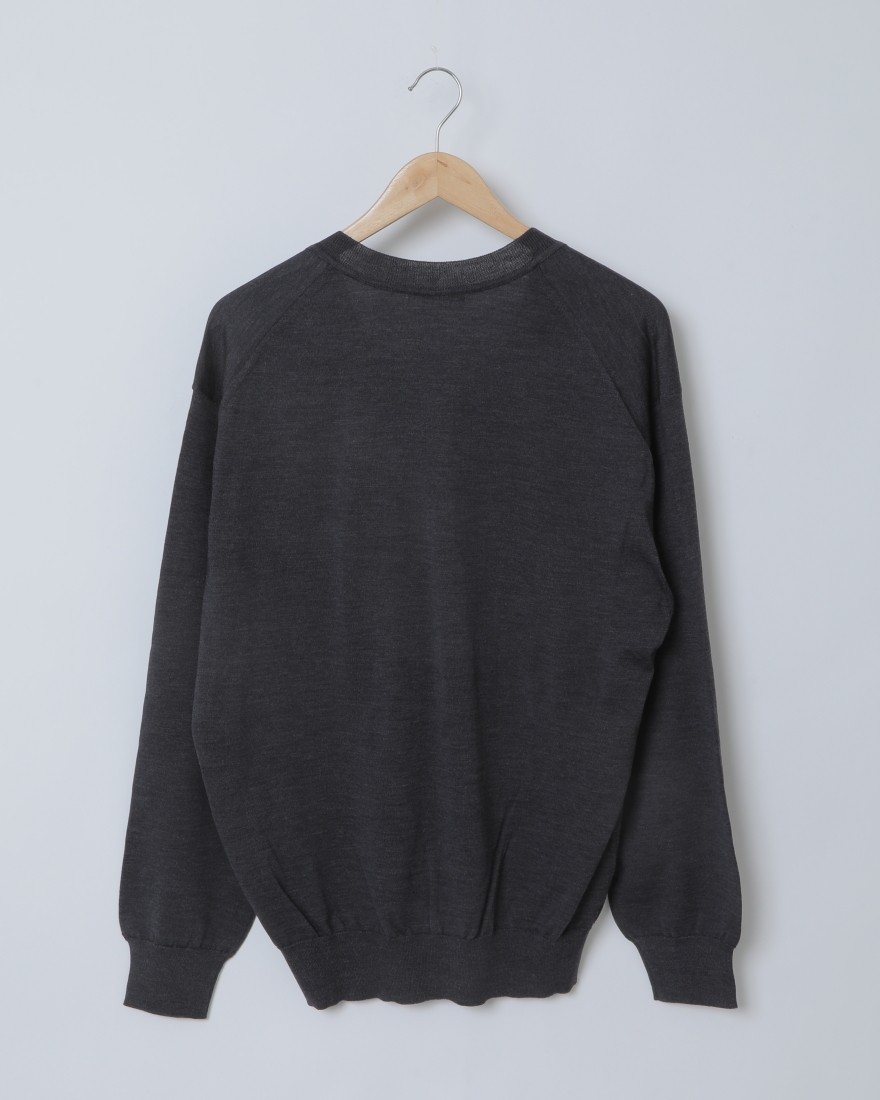 スーパーハイゲージウールニットVネックプルオーバー【SUPER HIGH