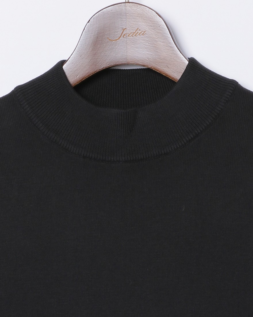 12Gソフトコットン モックネックニット｜GRAN SASSO（グランサッソ