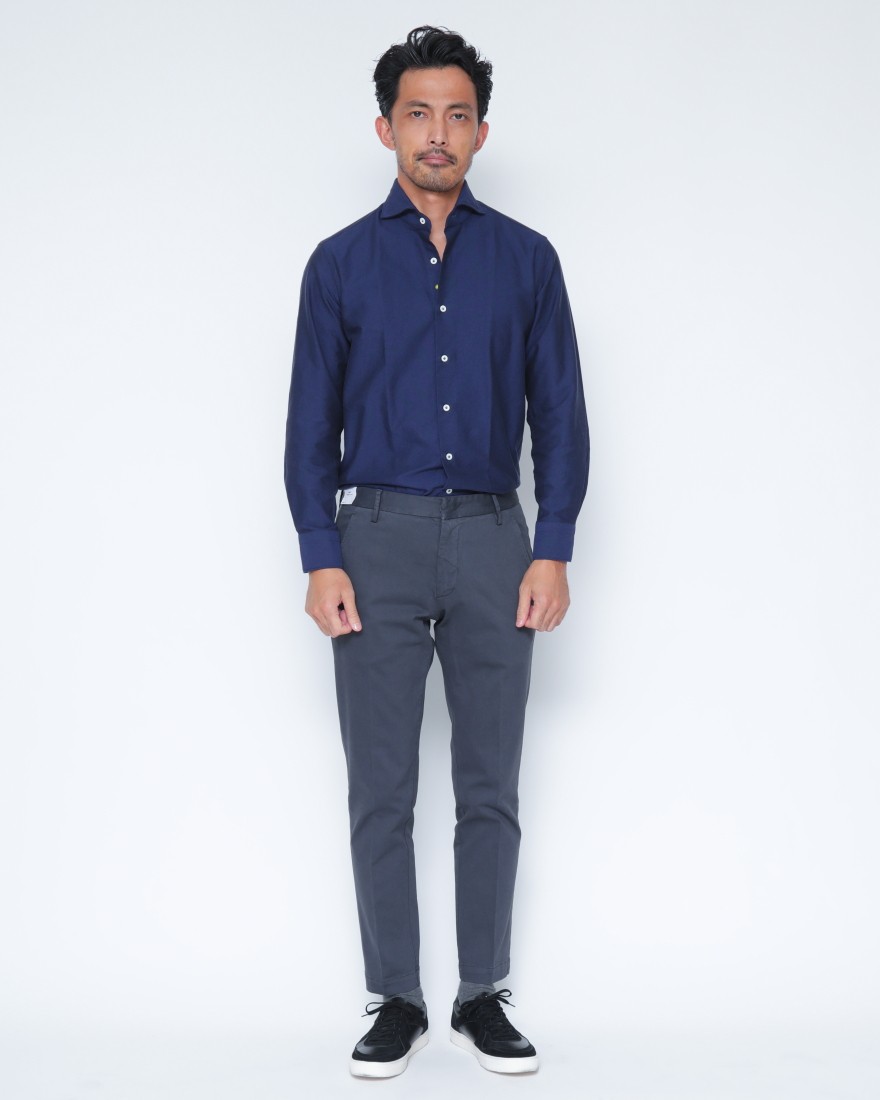 オックス カッタウェイ シャツ【VINCI FIT/ヴィンチフィット