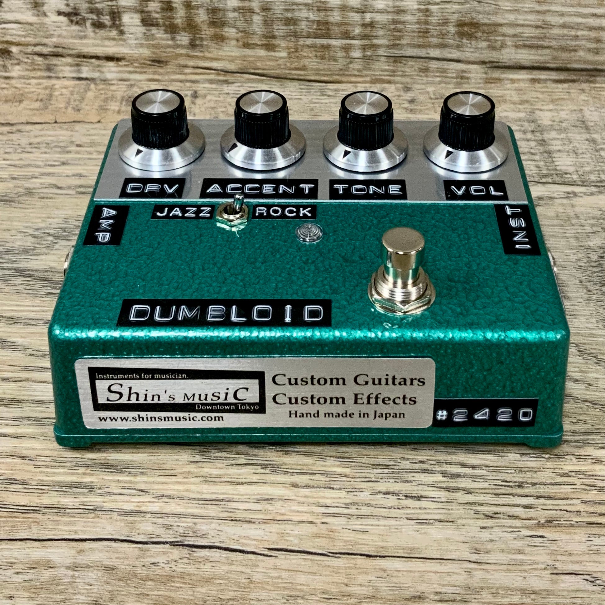 Shins Music Dumbloid Special Emerald Hammer – Tone Shop Guitars