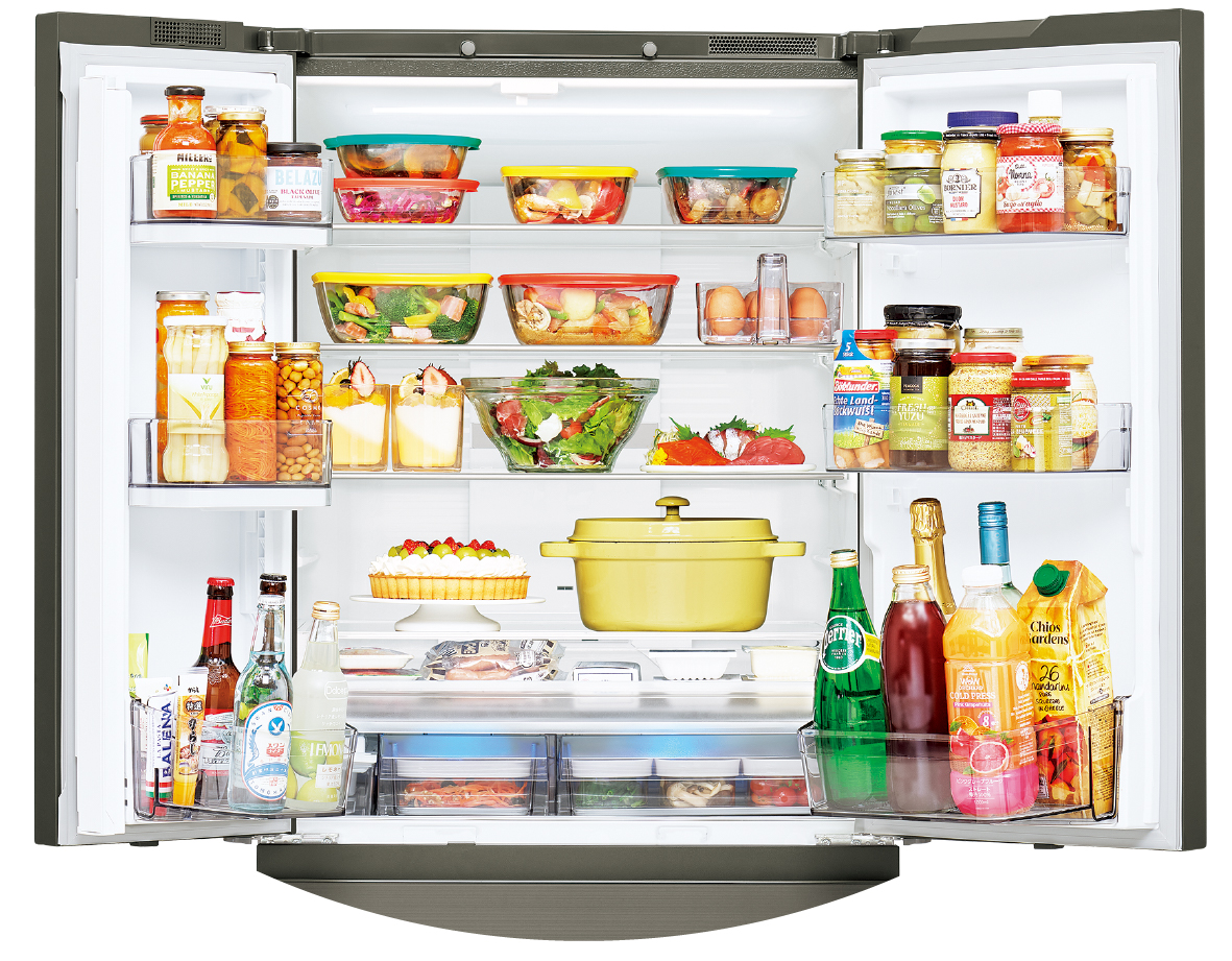 取付無料！東芝ベジータ クリスタルミラーおしゃれインテリア6ドア