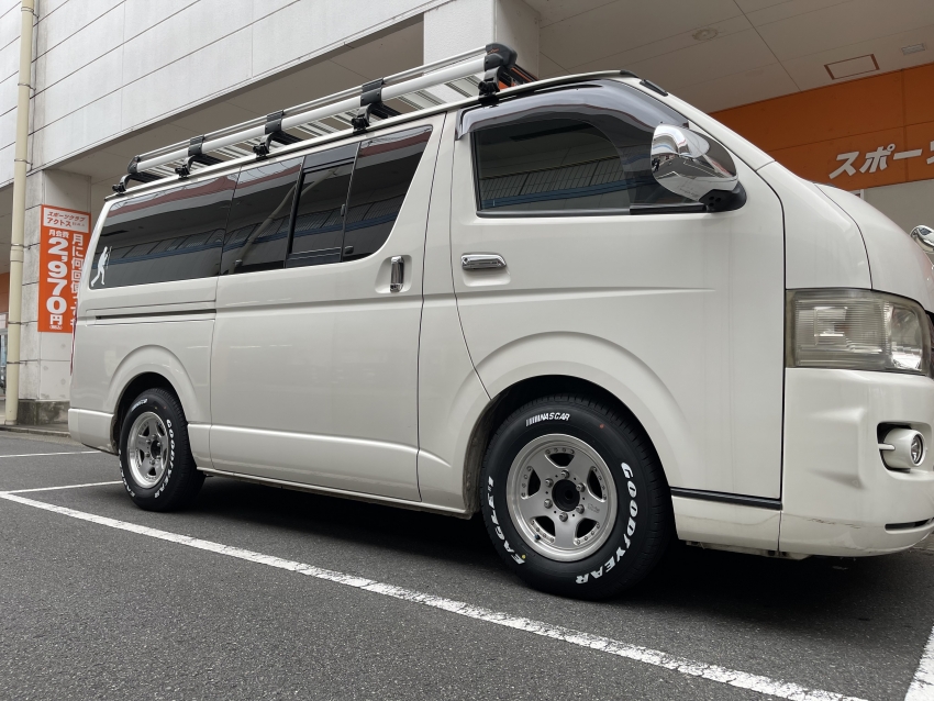 ハイエース×グッドイヤーイーグル＃1ナスカ― ホワイトレター｜タイヤ