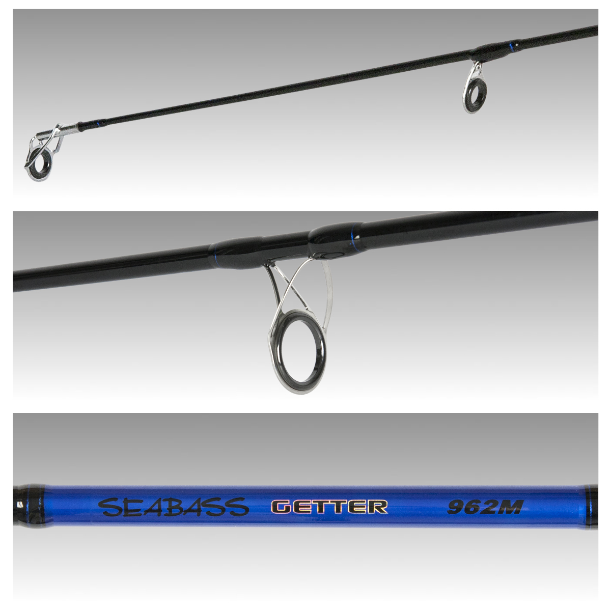 シーバス セット 9.6フィート スピニングリール付き 釣り竿