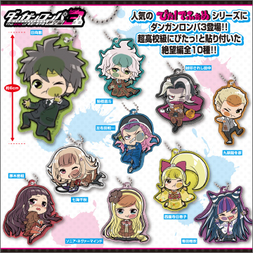 ぴた！でふぉめ ダンガンロンパ3 絶望編 アクリルキーホルダー｜商品