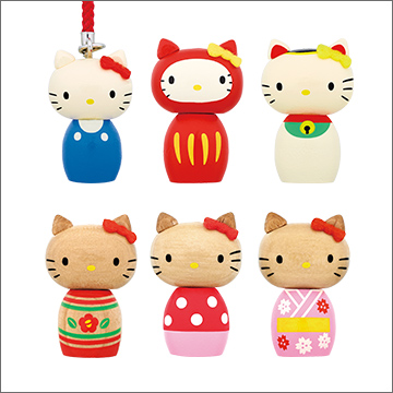 はろうきてぃ こけし根付｜商品情報｜タカラトミーアーツ