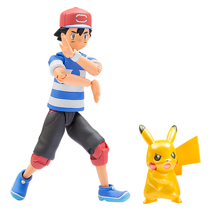 サトシ＆ピカチュウ（メタリックVer.） Zワザポーズ｜モンコレEX｜商品