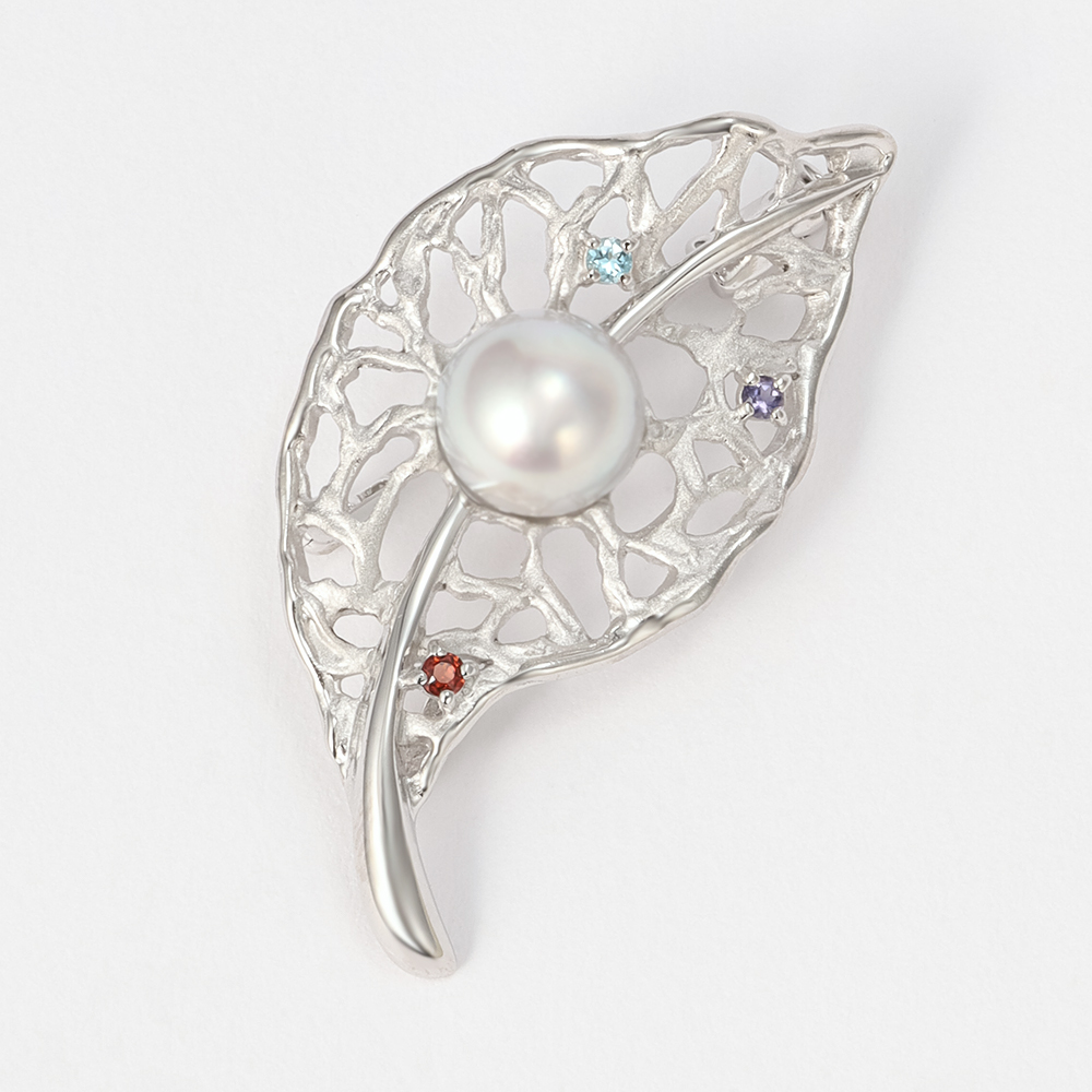 Svナチュラルグレー アコヤパールブローチ | 商品詳細 | 高島屋