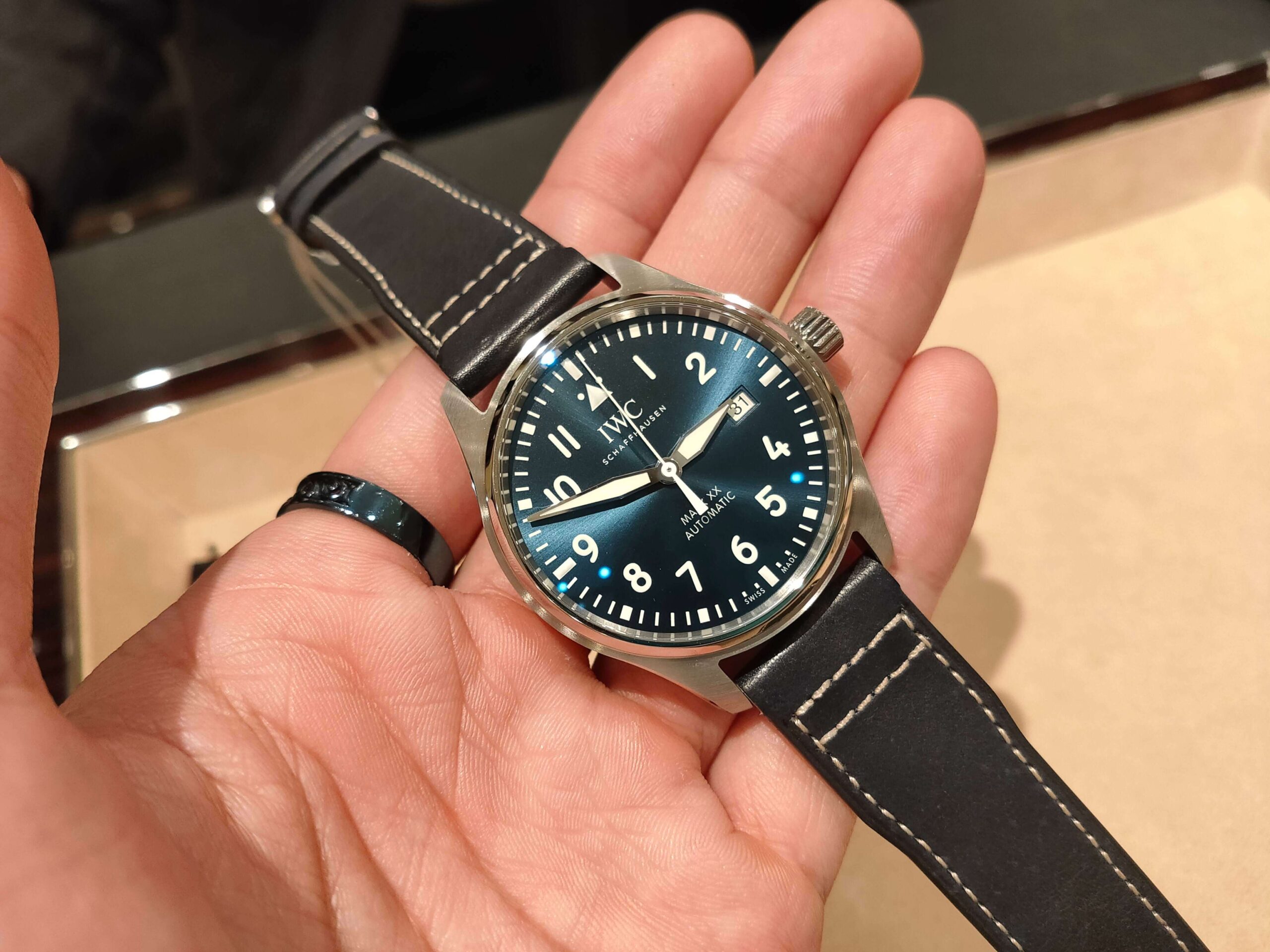 IWCのマーク20青文字盤(IW328203)をうっかり試着したら購入候補になっ
