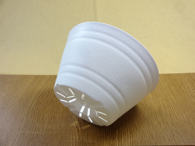 プランター/ポットの販売通販（セラアート平鉢18号(白)） 株式会社