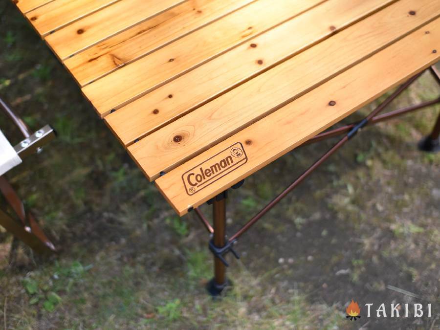 Coleman ナチュラルウッドテーブル110 ナチュラルウッドロールテーブル