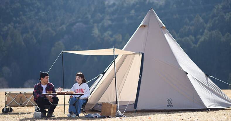 DOD(ディーオーディー)ムシャテントはソロキャンプの強い味方！設営が