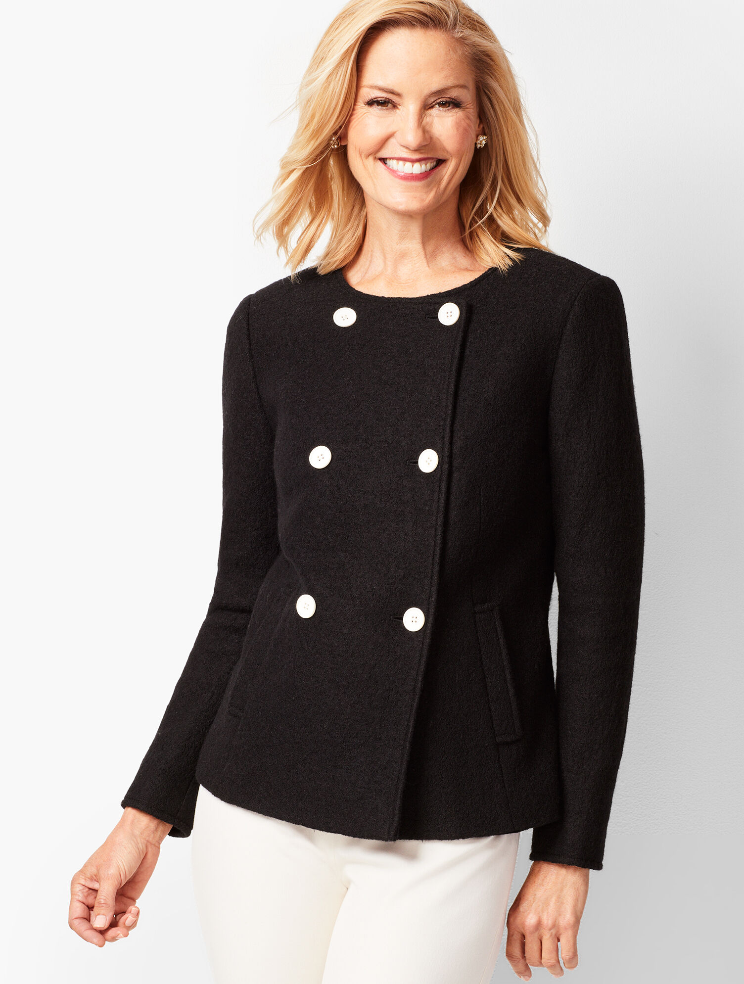 Boiled Wool Jacket | Talbots
