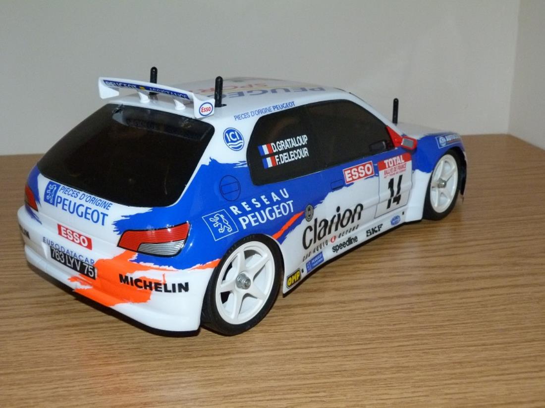58224: Peugeot 306 Maxi WRC from kuruma showroom, TAMIYA FF02