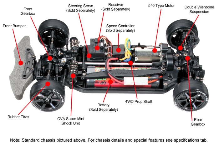 Rc Tb03R Chassis Kit Tb03 / Tamiya USA