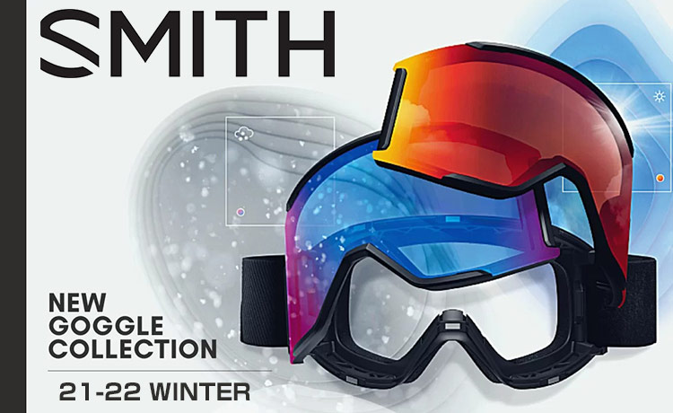 SMITH フレームレスブルーレンズゴーグル SMITH(スミス)ゴーグル2023