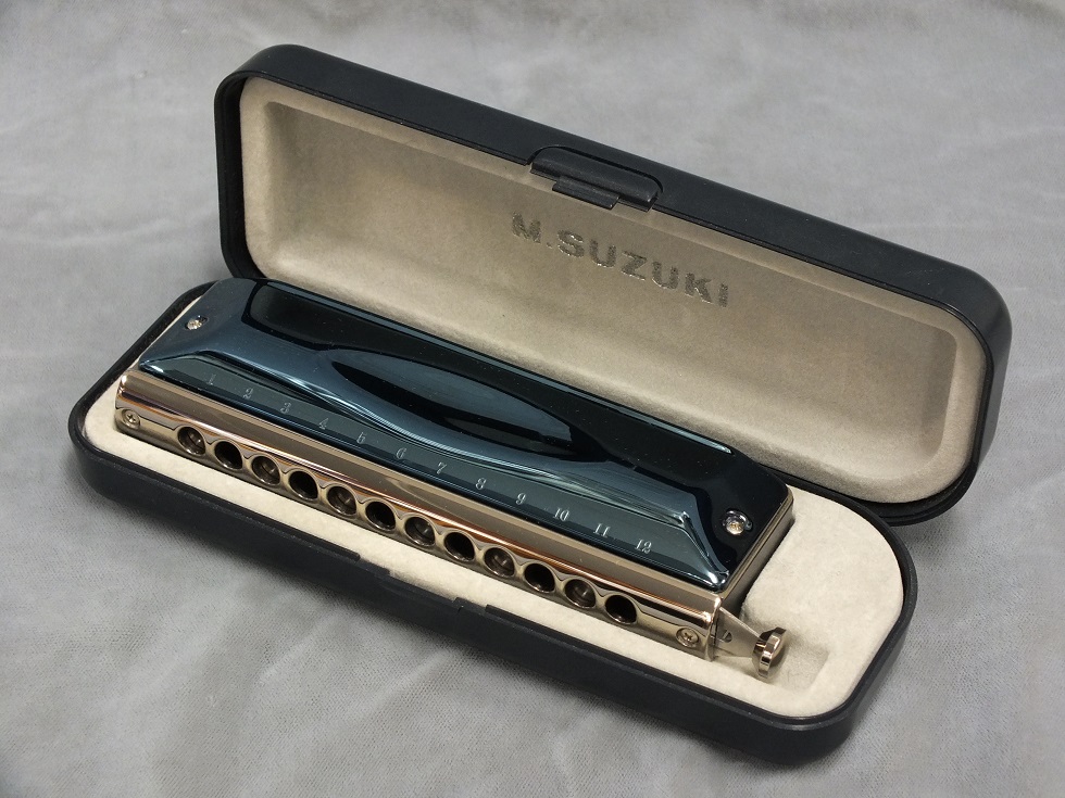 SUZUKI G-48 (金属カバーモデル) 【クロマチックハーモニカ】 - 谷口楽器