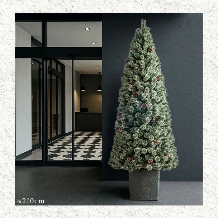 150cm] クリスマスツリー ヌードツリー 松ぼっくり付 オーナメント